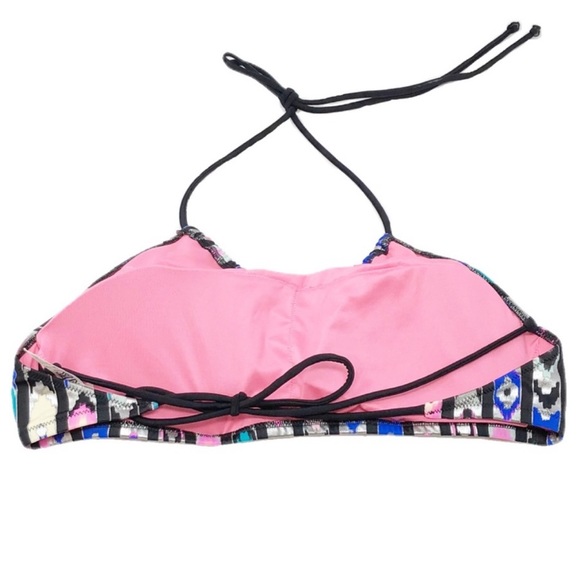 PINK Victoria’s Secret Aztec Geo Halter Bikini Top - Picture 4 of 9